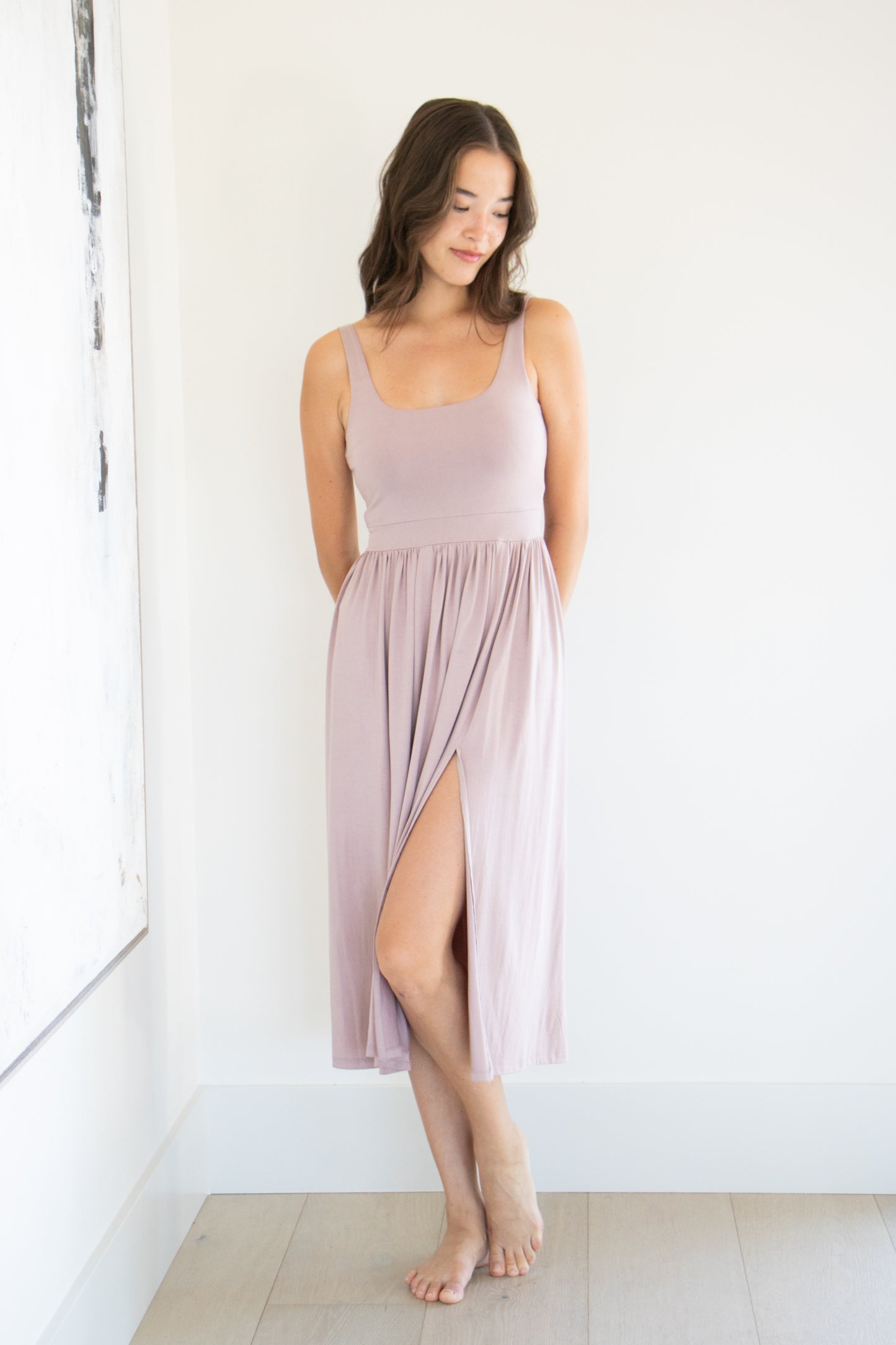 Penelope Dress in Rustic Rose