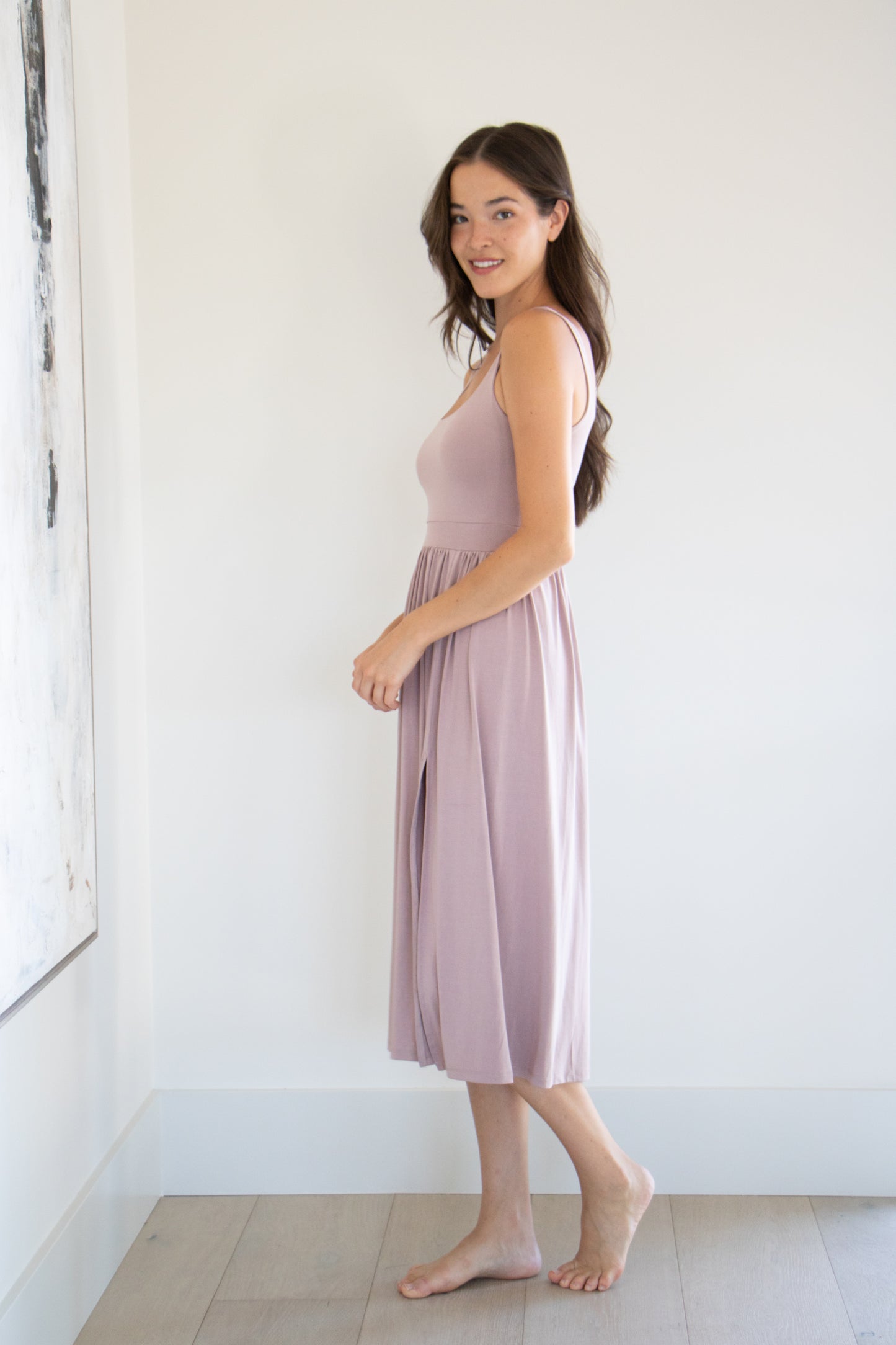 Penelope Dress in Rustic Rose