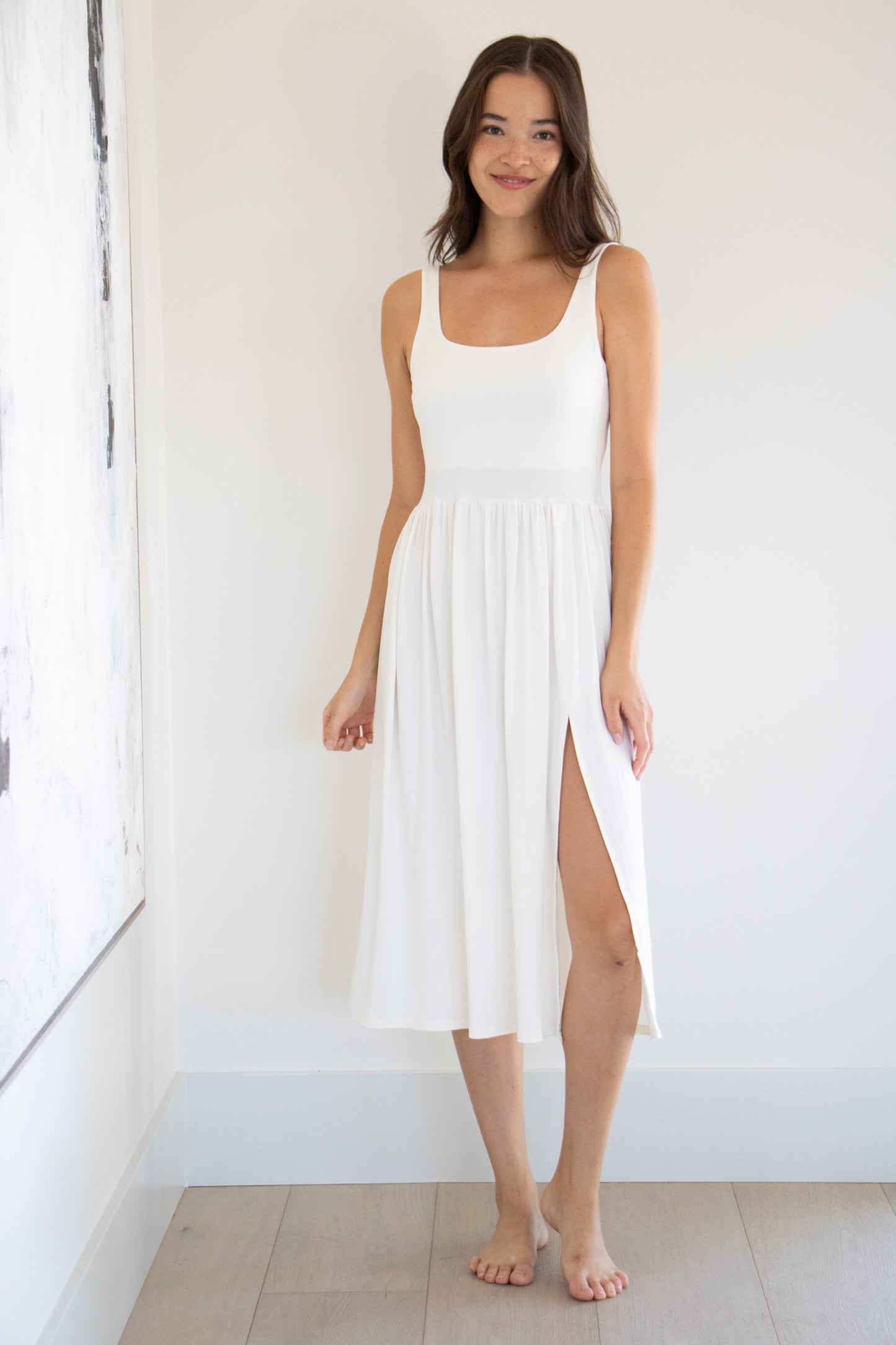 Penelope Dress in Ivory