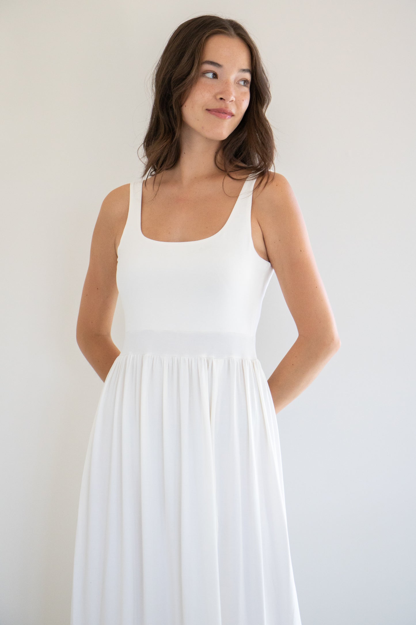 Penelope Dress in Ivory