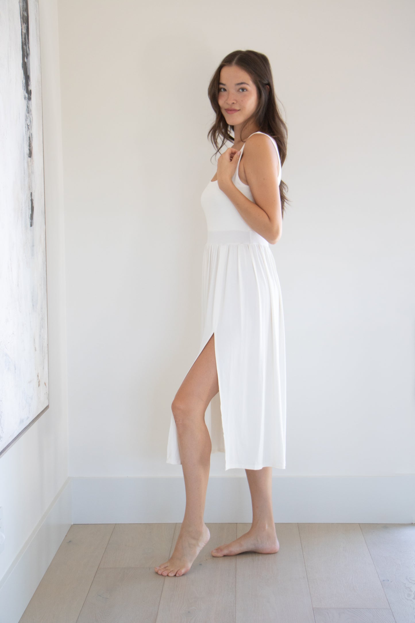 Penelope Dress in Ivory