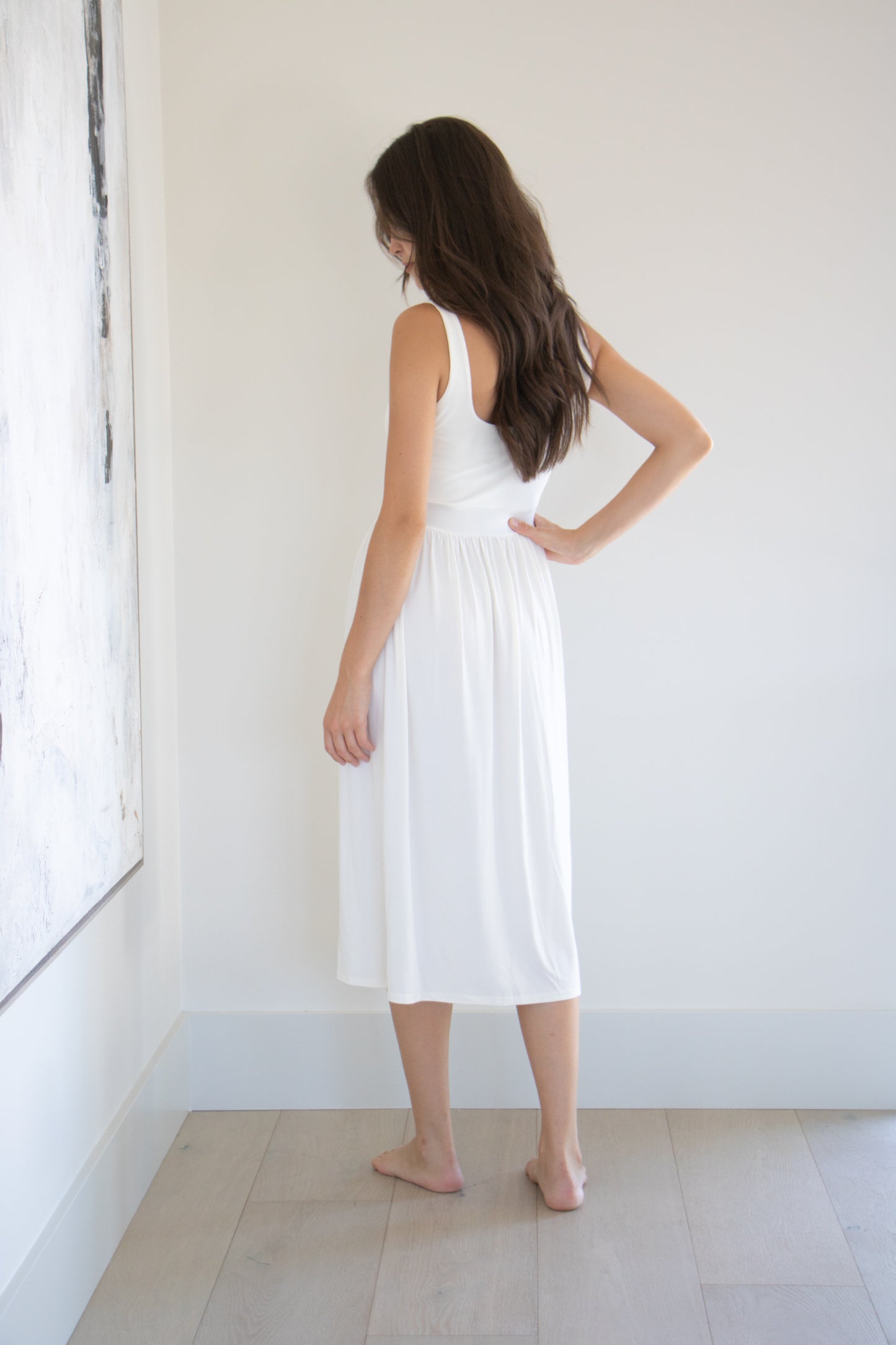 Penelope Dress in Ivory