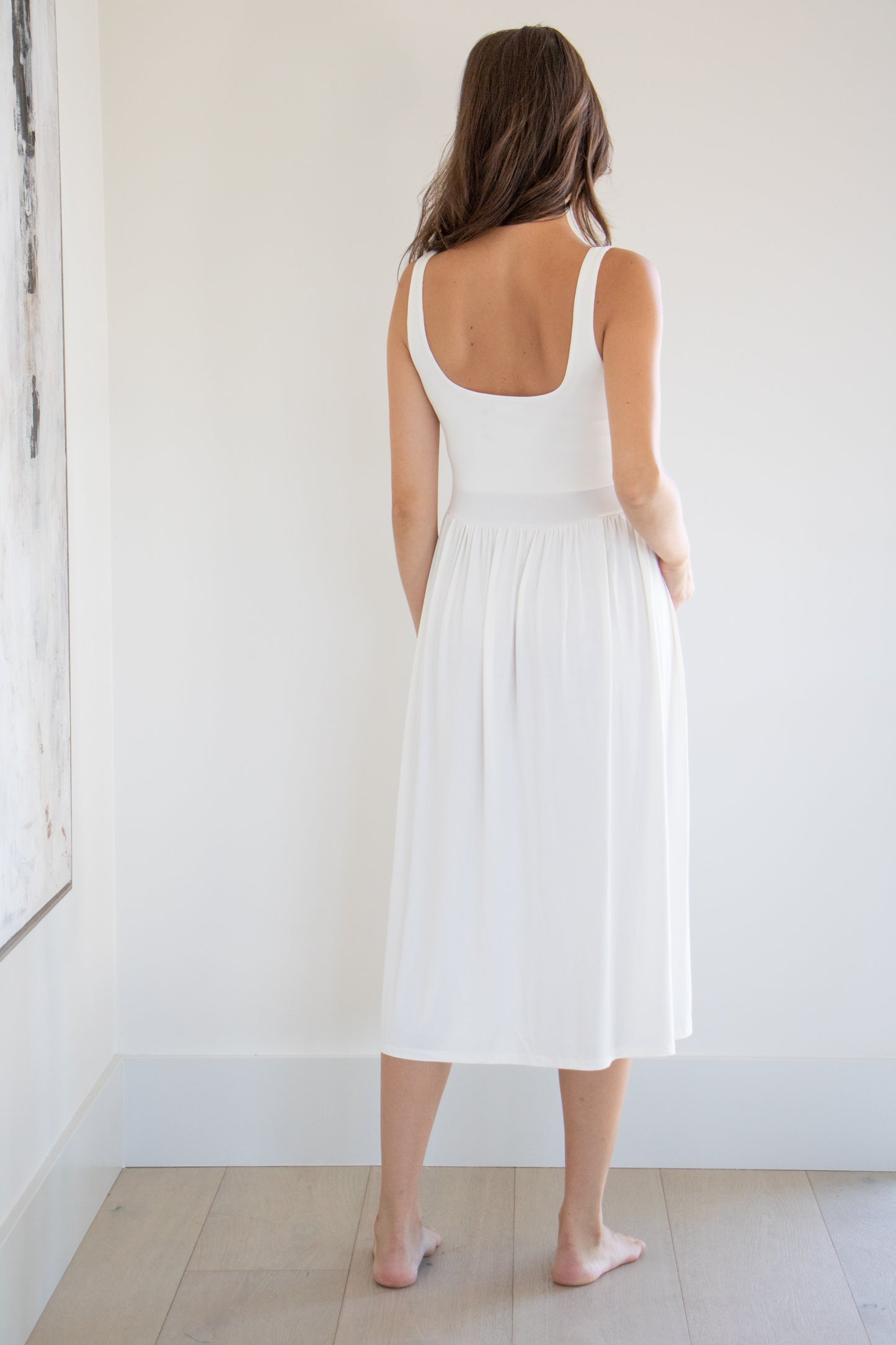 Penelope Dress in Ivory